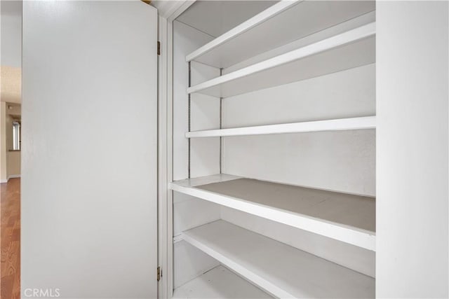 view of pantry