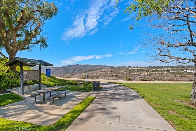 28622 Point Loma, Laguna Niguel, CA 92677 - view of community featuring a mountain view and a lawn
