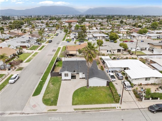 5594 Denver St, Montclair, CA 91763 - drone / aerial view with a residential view and a mountain view