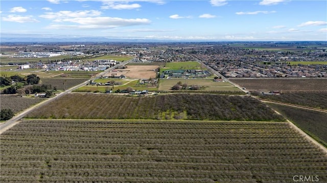 drone / aerial view with a rural view