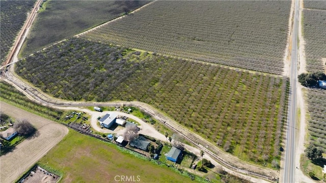 bird's eye view featuring a rural view