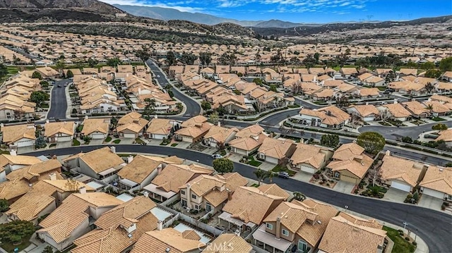 1308 Pleasant Valley Ave, Banning, CA 92220 - aerial view with a residential view and a mountain view