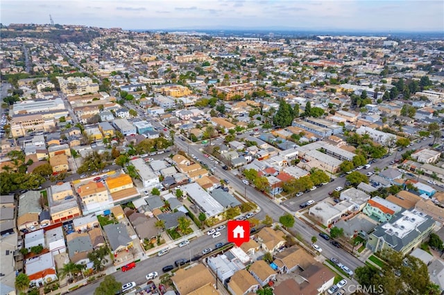 2324 E 14th St, Long Beach, CA 90804 - aerial view of property's location with nearby suburban area