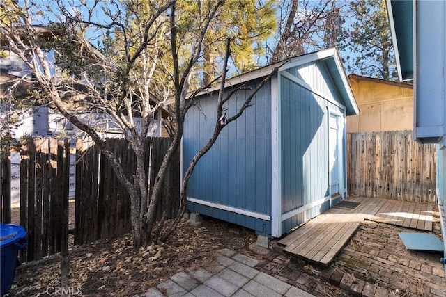 view of outbuilding