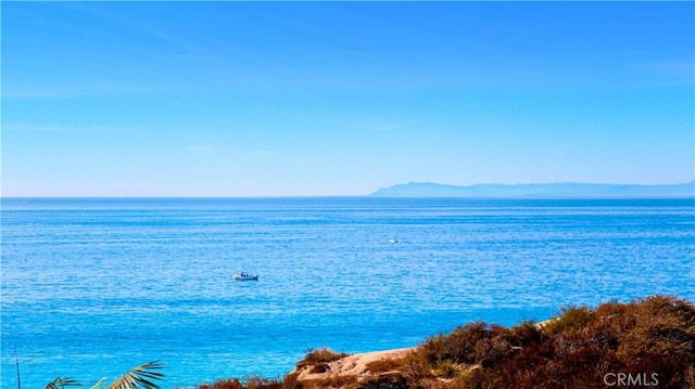 water view featuring a mountain view