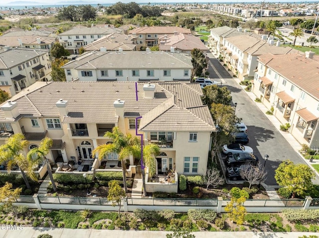 birds eye view of property featuring a residential view