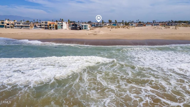 water view featuring a view of the beach