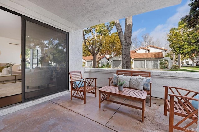 view of patio / terrace with outdoor lounge area