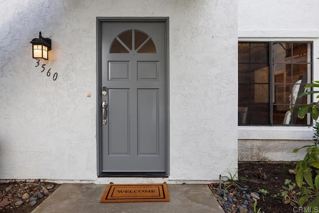 view of entrance to property