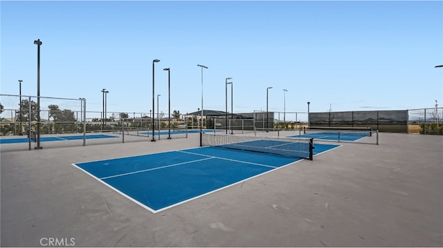 view of tennis court