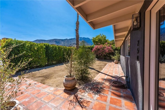 250 W Cortez Rd, Palm Springs, CA 92262 - view of patio featuring a mountain view