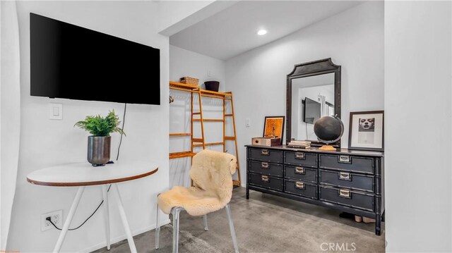 250 W Cortez Rd, Palm Springs, CA 92262 - living area with concrete floors and recessed lighting