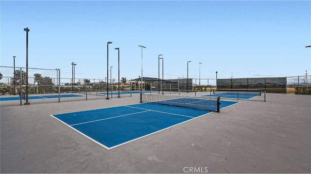 view of tennis court