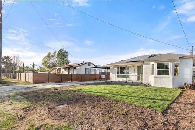 exterior space featuring fence