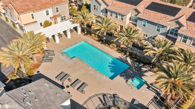 pool featuring a patio