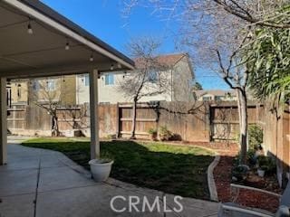 view of yard with a patio