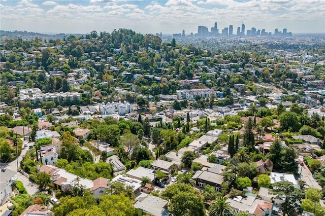 3822 Clayton Ave, Los Angeles, CA 90027 - birds eye view of property with a view of city