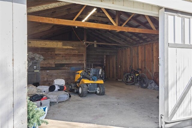 storage area with a garage