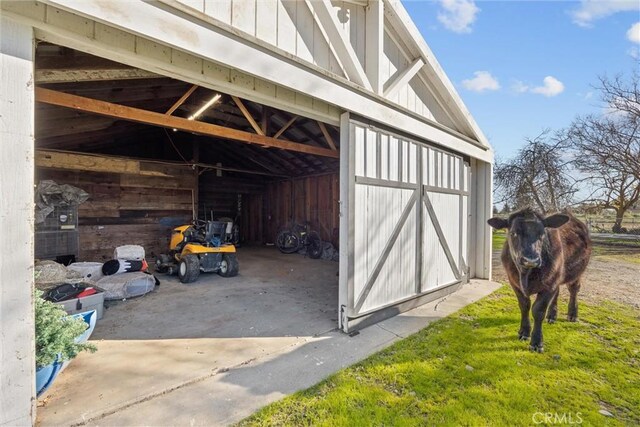 view of outbuilding with an outbuilding and an exterior structure