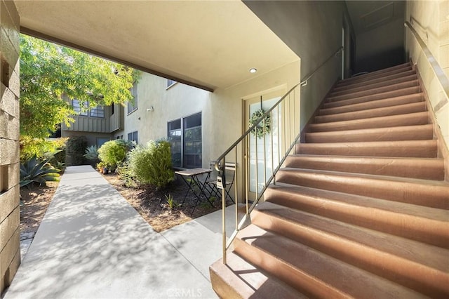 view of staircase