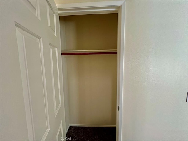 view of closet