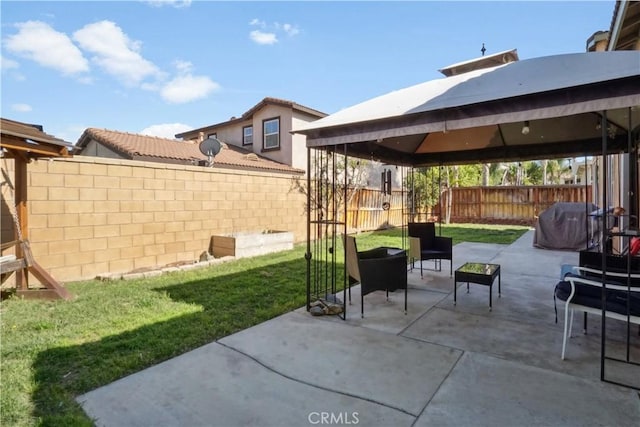 31242 Bell Mountain Rd, Menifee, CA 92584 - view of patio / terrace with a gazebo and a grill