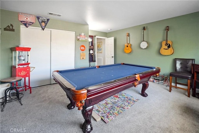 31242 Bell Mountain Rd, Menifee, CA 92584 - rec room featuring carpet flooring and pool table