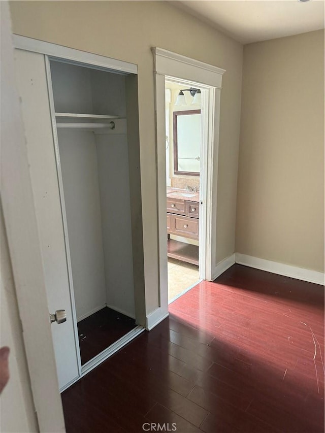 closet with sink