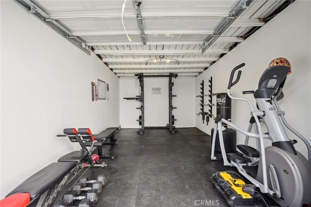 view of exercise room