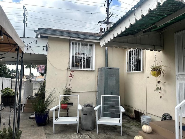 exterior space featuring a patio area