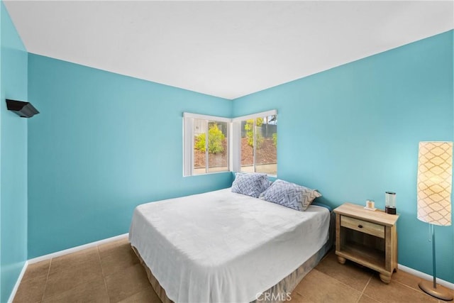 view of tiled bedroom