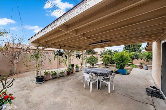 view of patio