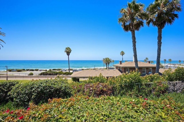 water view with fence