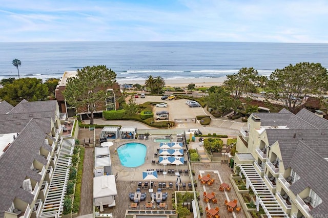 1562 Camino Del Mar Unit 440, Del Mar, CA 92014 - drone / aerial view of a large body of water and a pool