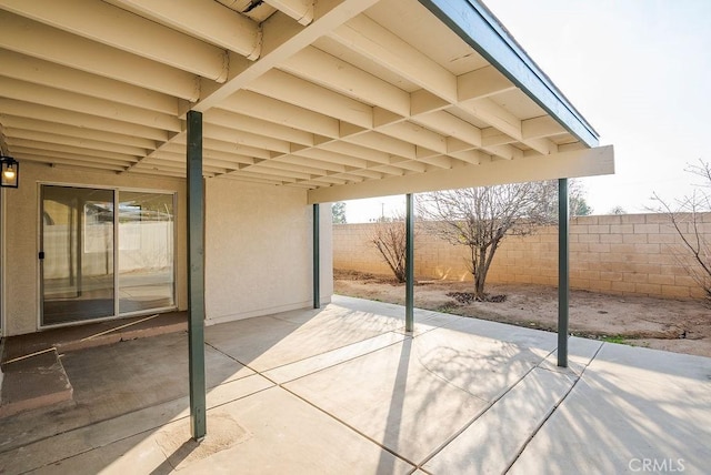 view of patio