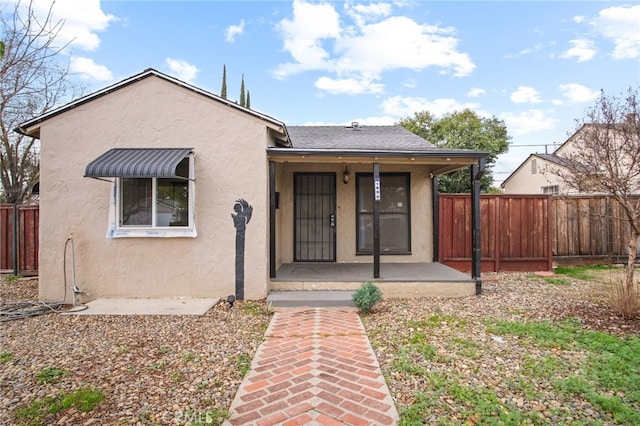 view of bungalow