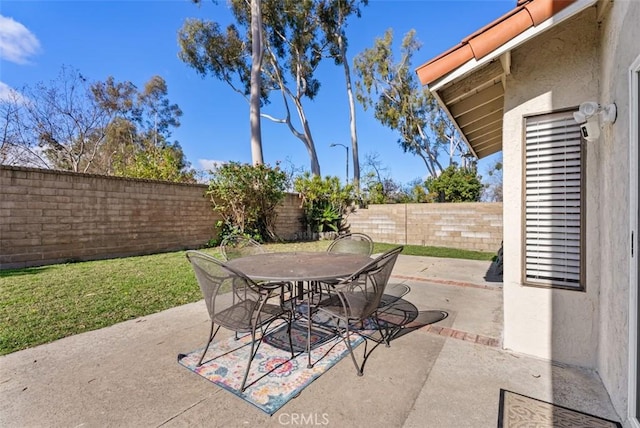 view of patio