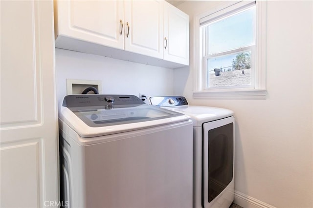5333 Hartwick St, Los Angeles, CA 90041 - laundry area with cabinet space and washing machine and clothes dryer