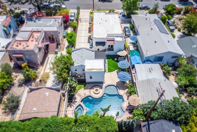 5333 Hartwick St, Los Angeles, CA 90041 - aerial view of residential area with a pool