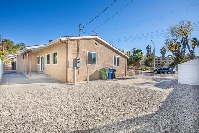 back of house featuring a patio area