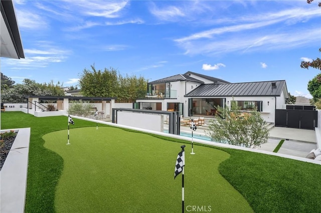 919 Sandcastle Dr, Corona Del Mar, CA 92625 - exterior space with a patio and fence