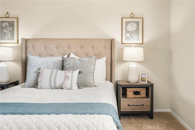 bedroom featuring carpet floors