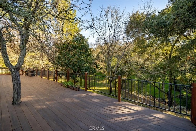 view of deck