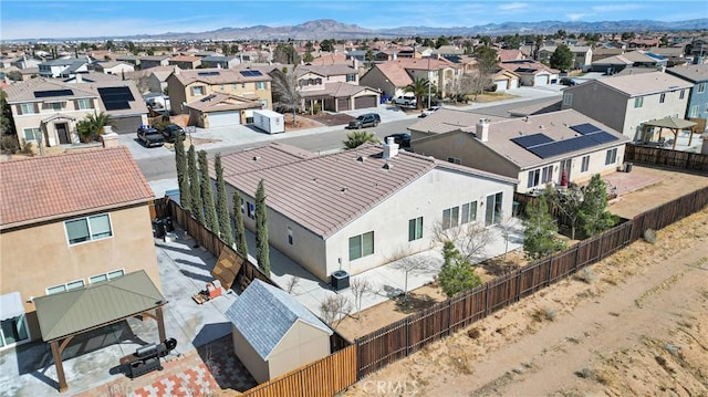 birds eye view of property featuring a residential view