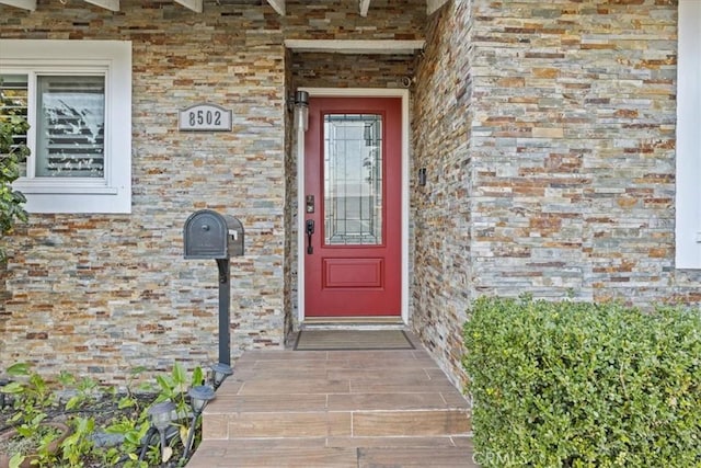 view of entrance to property