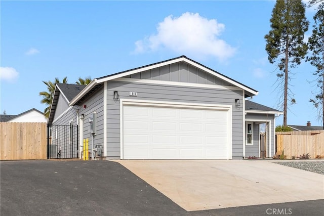 ranch-style house with a garage