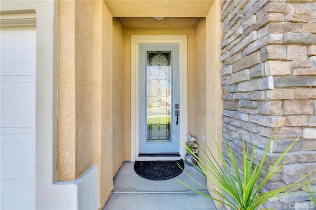 view of entrance to property