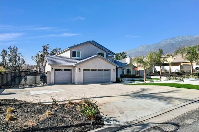 view of property with a mountain view