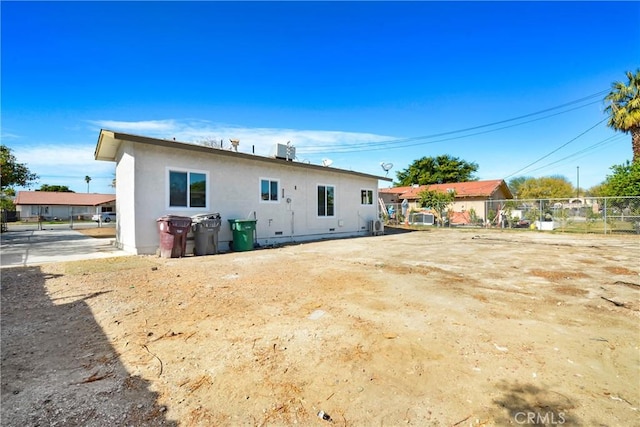 view of rear view of property