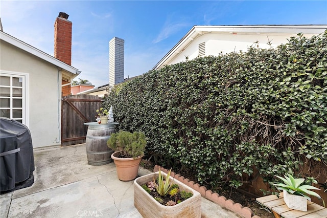 view of patio / terrace with grilling area